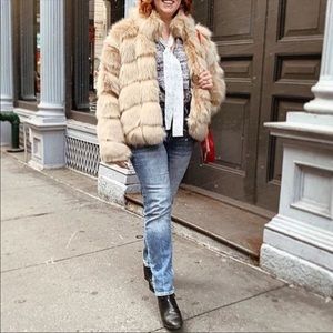 Zara faux fur jacket